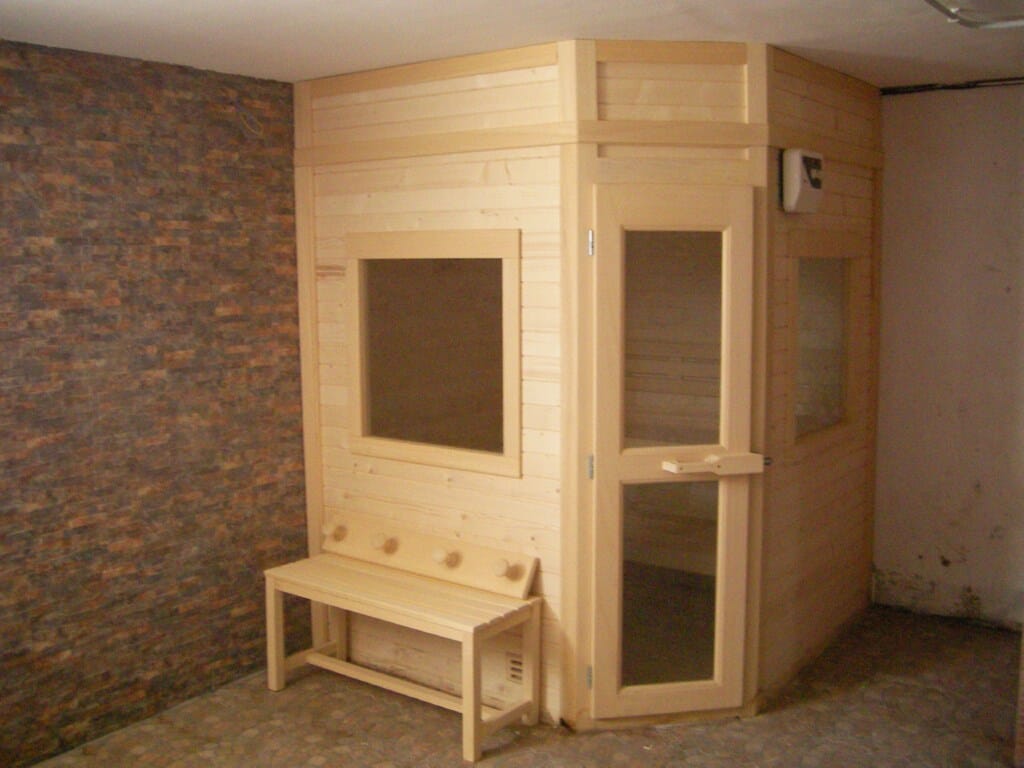 Sauna pentagonal